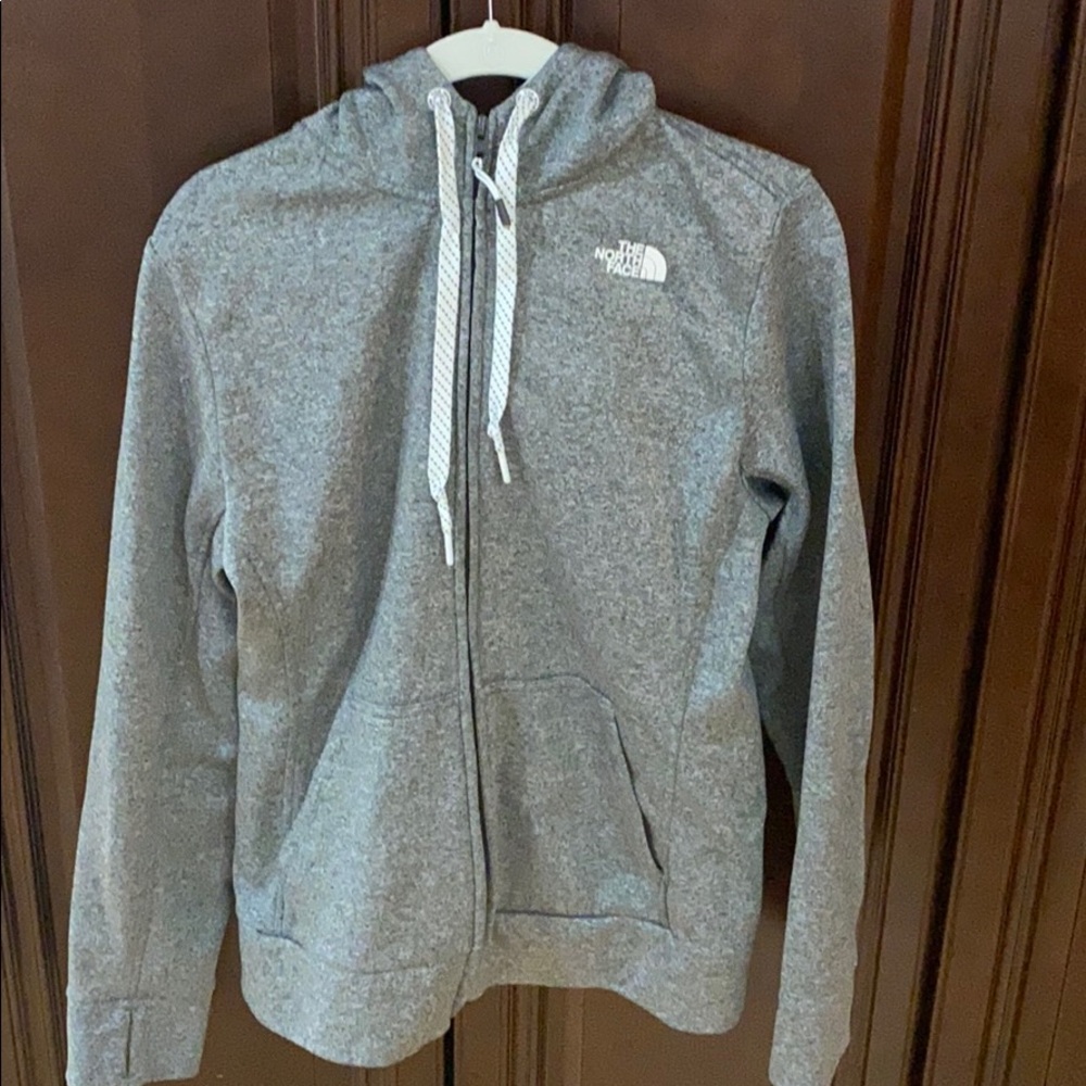 North Face zip sweatshirt